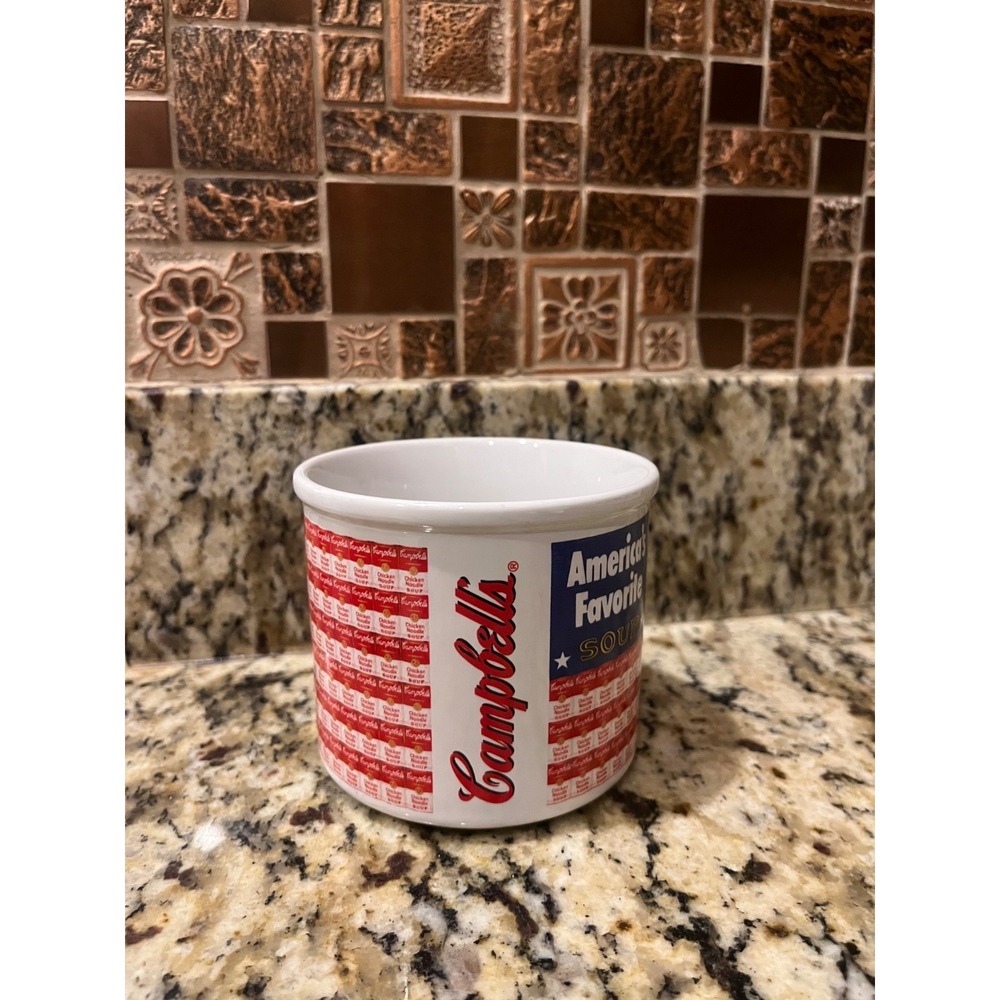 Campbell Soup Mug America's Favorite Soup Flag Design Collectible - Picture 2 of 3